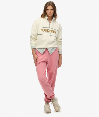 Women's Einfarbige Jogginghosen - Größe: 38 - Superdry - Modalova