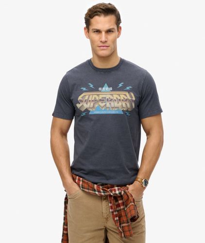 T-shirt Décontracté à Logo Rock Band Taille: Xxxl - Superdry - Modalova