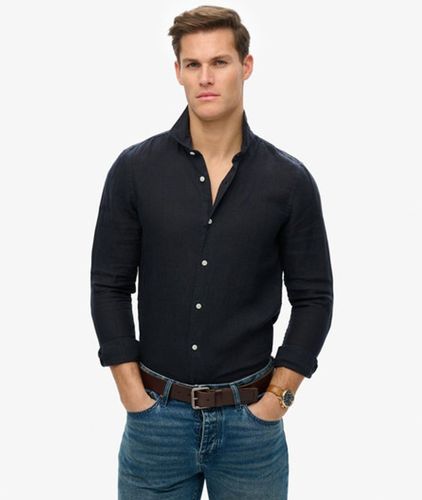 Chemise Brodée en lin Vacation Taille: Xxl - Superdry - Modalova