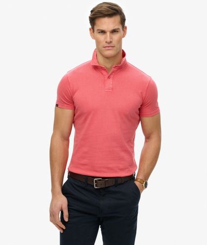 Men's Essential Jersey Poloshirt - Größe: L - Superdry - Modalova