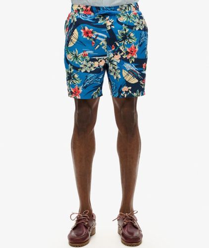 Short de Bain à Imprimé Hawaïen Recyclé Longueur 43 cm Taille: L - Superdry - Modalova