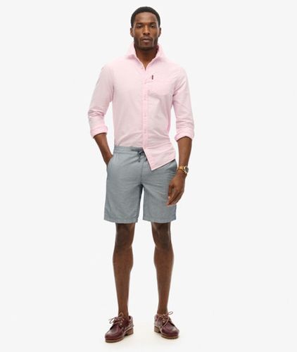 Herren Shorts mit Kordelzug aus Leinen - Größe: M - Superdry - Modalova