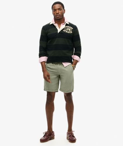 Herren Shorts Mit Kordelzug Aus Leinen, , Größe: L - Superdry - Modalova