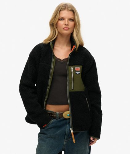 Polaire OverTaille Rétro Vintage à zip Taille: XL - Superdry - Modalova