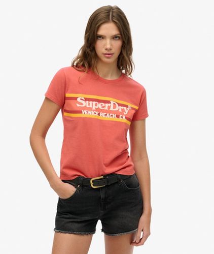 Damen Figurbetontes Venue Outdoors T-shirt - Größe: 42 - Superdry - Modalova