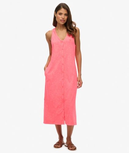 Damen Beach Jersey Midi-kleid - Größe: 40 - Superdry - Modalova