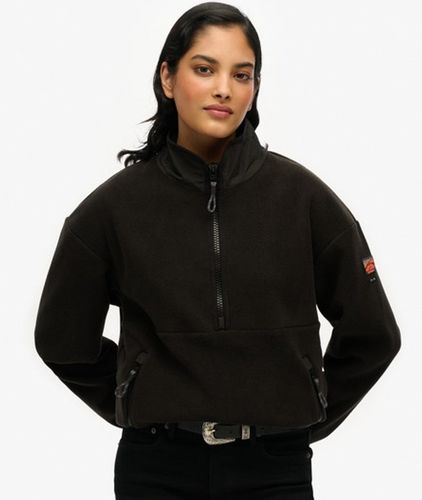 Damen Active Fleecepullover mit Halbem Reißverschluss - Größe: 34 - Superdry - Modalova
