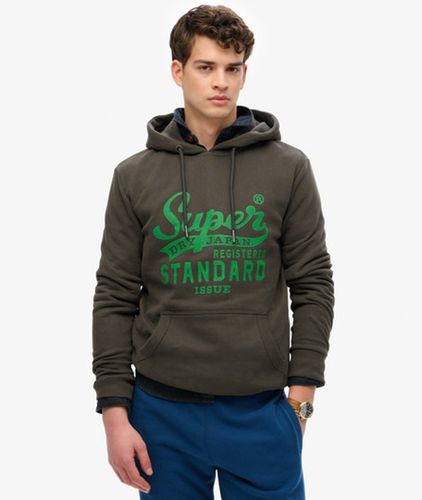 Sweat à Capuche Standard Script Coupe Décontractée Taille: S - Superdry - Modalova