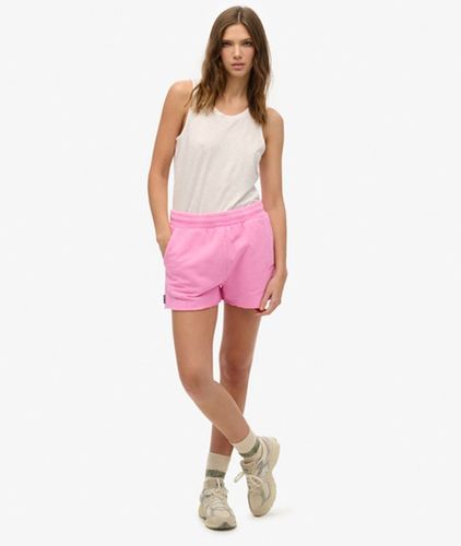 Damen Essential Logo Shorts mit Stückfärbung - Größe: 40 - Superdry - Modalova