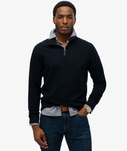 Herren Classic Essential Pullover mit Reißverschluss - Größe: Xxxl - Superdry - Modalova