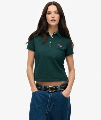 Women's Athletic Essentials Polohemd mit Grafik - Größe: 40 - Superdry - Modalova