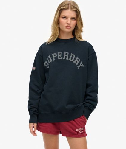 Damen Lässiges Athletic Essentials Sweatshirt mit Rundhalsausschnitt - Größe: 40 - Superdry - Modalova