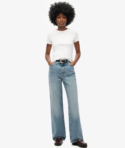 Damen Jeans aus Bio-Baumwolle mit Weitem Beinschnitt, Größe: 30/32 - Superdry - Modalova