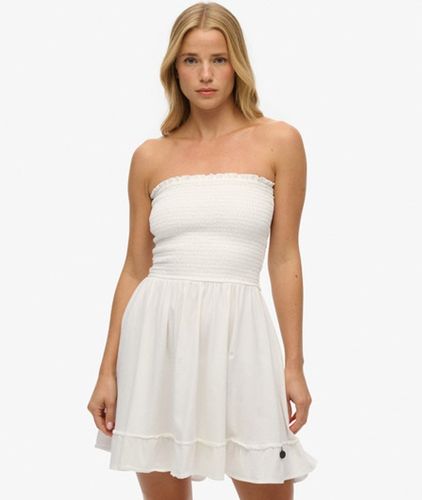 Robe Bandeau Courte Smockée Taille: 36 - Superdry - Modalova