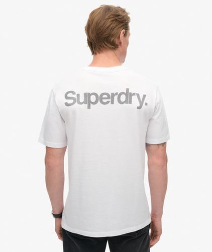Herren Locker Geschnittenes Core City T-shirt mit Logo - Größe: L - Superdry - Modalova
