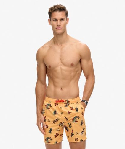 Short de Bain à Imprimé Hawaïen Recyclé Longueur 43 cm Taille: L - Superdry - Modalova