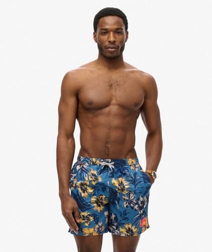 Short de Bain à Imprimé Hawaïen Longueur 43 cm Taille: S - Superdry - Modalova