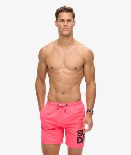 Short de Bain Sportswear Logo Recyclé Longueur 43 cm Taille: S - Superdry - Modalova