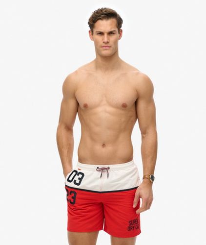 Short de Bain à Logo Nautical Longueur 43 cm Taille: L - Superdry - Modalova