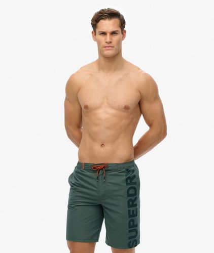 Short de Surf Classique à Logo Longueur 48 cm Taille: L - Superdry - Modalova