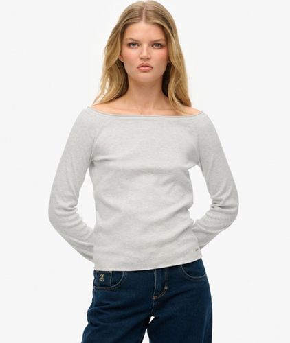 Damen Bardot Off-shoulder Oberteil - Größe: 34 - Superdry - Modalova