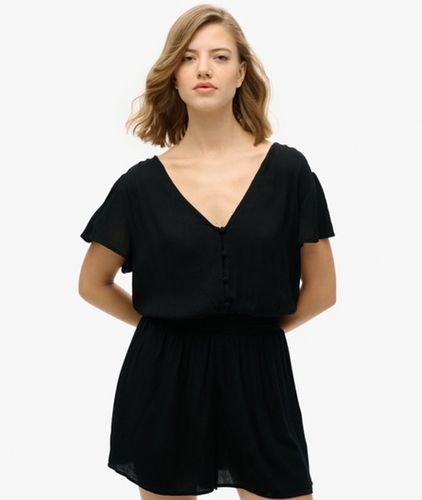 Damen Kurzärmeliger Playsuit mit Print - Größe: 44 - Superdry - Modalova