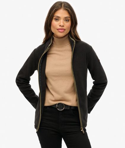 Damen Estate Fleecejacke mit Durchgehendem Reißverschluss - Größe: 40 - Superdry - Modalova