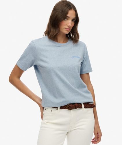 Damen Essential T-shirt mit Logostickerei - Größe: 42 - Superdry - Modalova