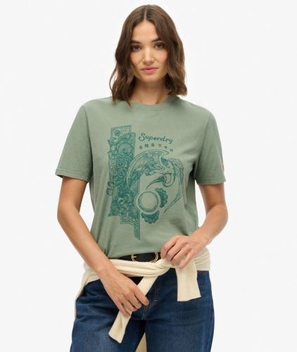 Damen Lässiges Tokyo Narrative T-shirt - Größe: 42 - Superdry - Modalova