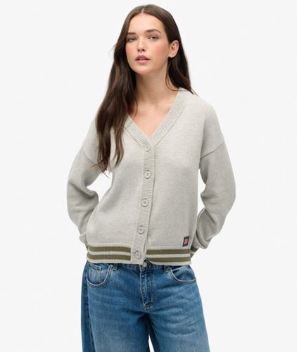 Cardigan Ample en Maille Taille: 44 - Superdry - Modalova