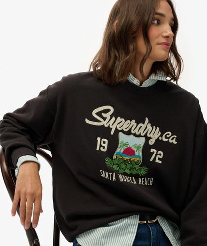 Damen Lässiges Souvenir Sweatshirt mit Grafik und Rundhalsausschnitt - Größe: 42 - Superdry - Modalova