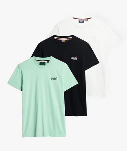 Herren Organic Cotton Essential Logo T-shirt Triple Pack - Größe: M - Superdry - Modalova
