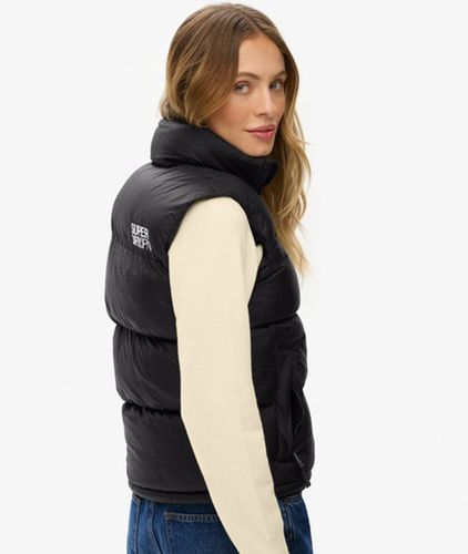 Damen Tech Wattierte Weste - Größe: 44 - Superdry - Modalova