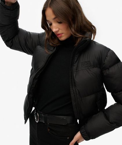 Damen Schwarze Steppjacke - Größe: 34 - Superdry - Modalova
