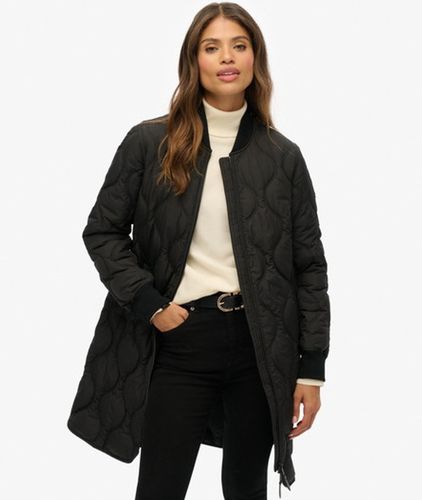 Damen Lange Liner Steppjacke - Größe: 36 - Superdry - Modalova