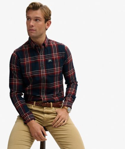 Herren Langärmliges Baumwoll-holzfällerhemd - Größe: S - Superdry - Modalova