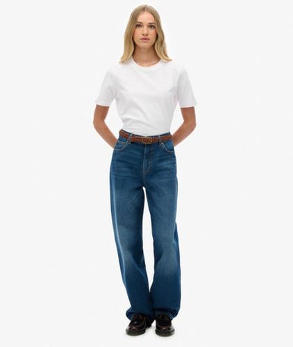 Damen Jeans aus Bio-baumwolle mit Hohem Bund und Weitem Beinschnitt - Größe: 30/30 - Superdry - Modalova