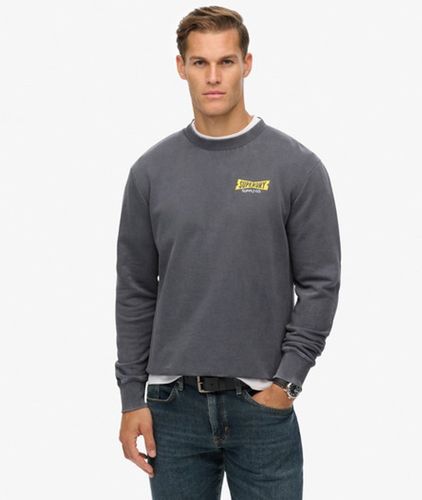 Herren Heritage Tab Loose Crew Sweatshirt - Größe: Xxxl - Superdry - Modalova
