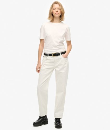 Damen Jeans aus Bio-baumwolle mit Geradem Bein und Mittelhohem Bund - Größe: 26/32 - Superdry - Modalova