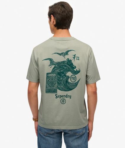 Herren Tokyo Narrative Loose T-shirt - Größe: L - Superdry - Modalova