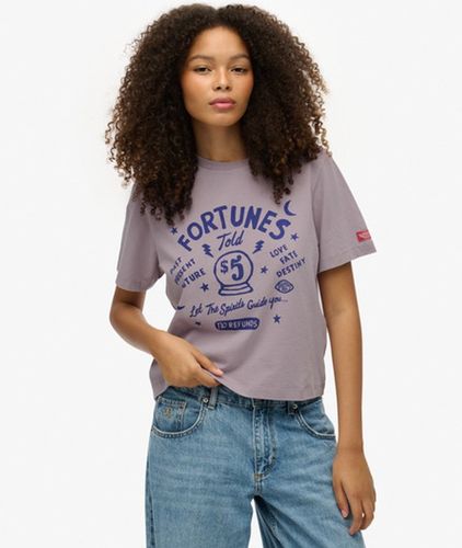 Damen Roadside Trade T-shirt in Lockerer Passform - Größe: 40 - Superdry - Modalova