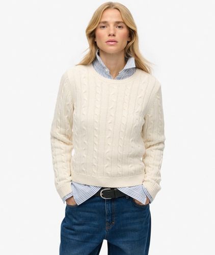 Pull en Maille Torsadée Essential Taille: 38 - Superdry - Modalova
