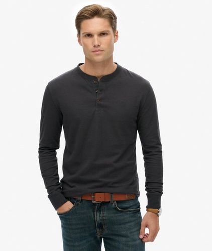 Herren Classic Essential Grandad Shirt - Größe: Xxl - Superdry - Modalova