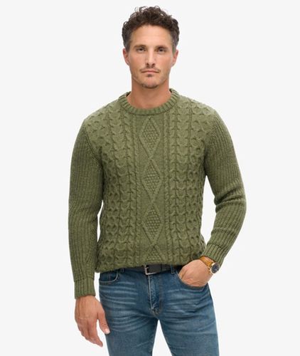 Pull en Maille Torsadée Jacob Taille: L - Superdry - Modalova