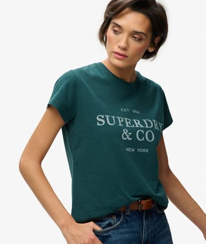 Damen Luxe Casual Classic T-shirt - Größe: 38 - Superdry - Modalova