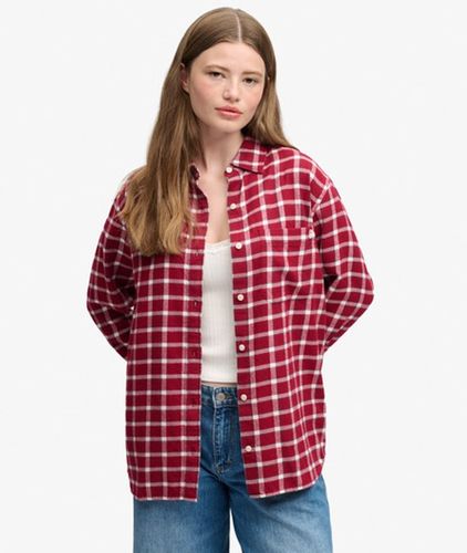 Chemise Flanelle Carreaux Coupe OverTaille Taille: 40 - Superdry - Modalova