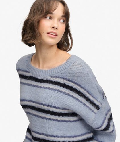 Pull Maille Rayée Coupe Décontractée Taille: 36 - Superdry - Modalova