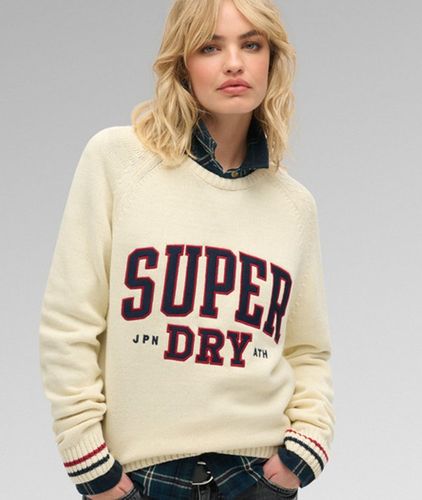 Pull Graphic Crew Coupe Décontractée Taille: 42 - Superdry - Modalova