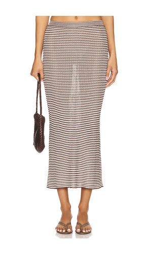 Micro Stripe Rib Skirt en . Taille M. Also en S, XL - Calle Del Mar - Modalova