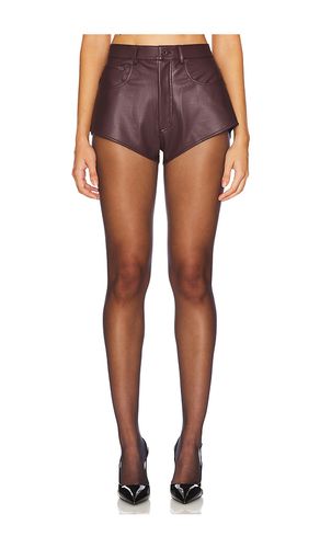 SHORT MINI IMITATION CUIR STRETCH en . Taille 0. Also en 2, 6 - Lapointe - Modalova